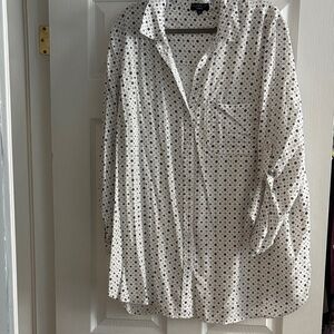 Velvet Heart Monochrome Floral Blouse